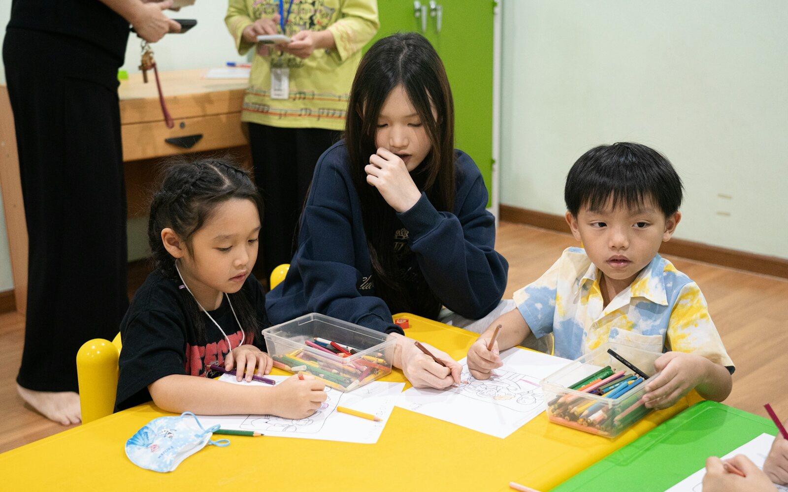 Clase creativa para niños
